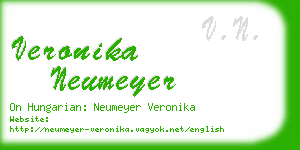 veronika neumeyer business card